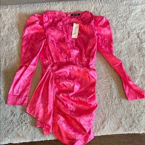 Vici Pink Satin Dress